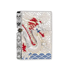 Vintage Pure Copper Windproof Kerosene Lighter Refillable Barbecue Candles Outdoor Model A Gift For Men