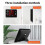 Digital Thermometer Multifunctional Home Office Electronic Temperature and Humidity Display Device LED Clock 5