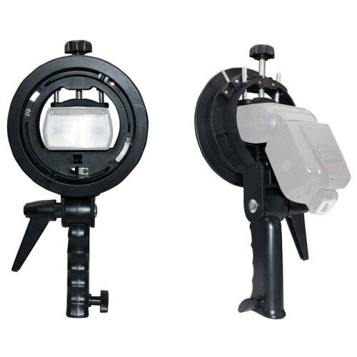 Type Bracket Bowens Mount for Flash Light Speedlite Snoot Softbox V850II 860II AD200Pro Holder 2