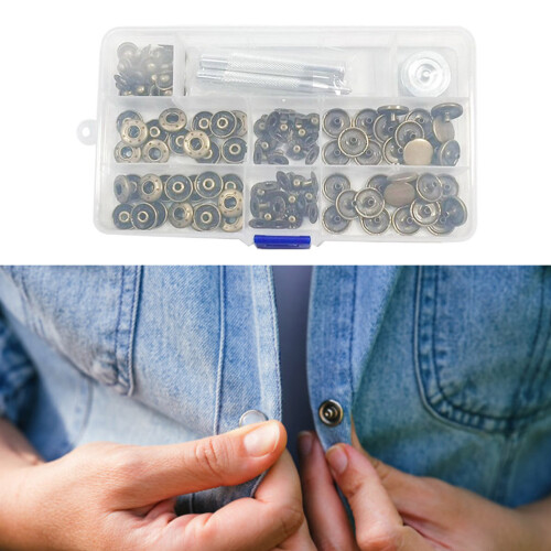 Metal Buttons Fasteners with Install Tool, 15mm-Model 831 2