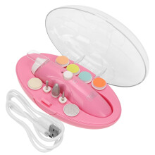 1 set Baby Nail Clipper Kit, Baby Nail Trimmer, Baby Nail Care, Pink