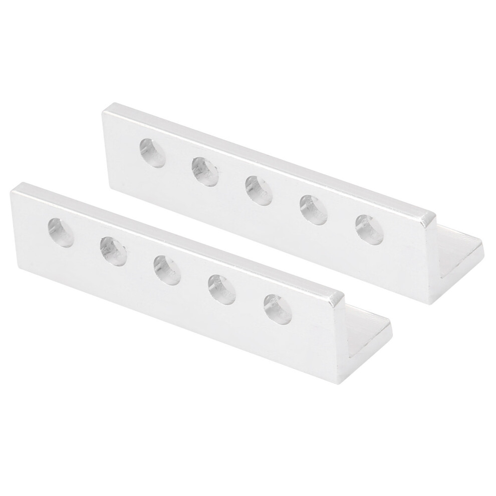 3103-0005-0048 Aluminum L-Shaped Beam Bracket 12X12x48mm Silver 9381379318165