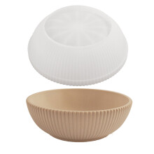 Striped Bowl Resin Tray Moulds Epoxy Resin Molds for-small