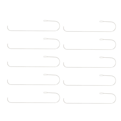 10Pcs Curved Beading Needle for Bead-Insertion skills loo