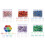 200/700Pcs Multicolored Sewing Pin-Blue and silver mixe 3