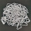3.8cm Triangular Rings Buckles Connectors High Strength Erosion 4
