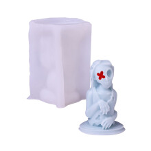 3D Silicone Handicrafts Moulds for Candle Making-vest zombie