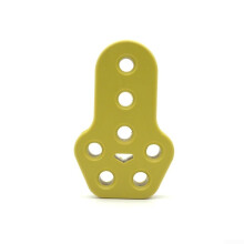 Universal 7Hole Rubber Exhaust Hanger 11mm for Noise Reduction and Vibration Damping Yellow