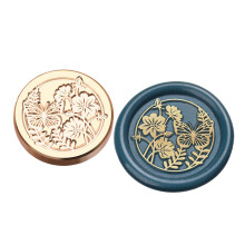 Butterfly Wax Seal Stamp Flower Series Sealing-flying flowers