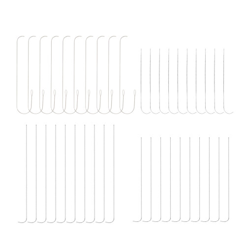 10Pcs Curved Beading Needle for Bead-Insertion skills loo 1