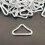3.8cm Triangular Rings Buckles Connectors High Strength Erosion 6
