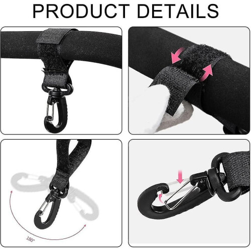 4 pcs Stroller Hooks, Stroller Hook, Universal Stroller Hook, Universal Stroller Hooks, Stroller Bag 2