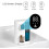 Automatic Mouthwash Dispenser Wall Mounted 600ml Touch Control LED Display with 2 Reusable Cups 3