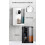 Automatic Mouthwash Dispenser Wall Mounted 600ml Touch Control LED Display with 2 Reusable Cups 5