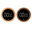 (Deep wood grain) Wood Grain Rotary Timer Kitchen Cooking Timer LED Countdown Timer Electronic Timer Time Management Tool Round Timer 5