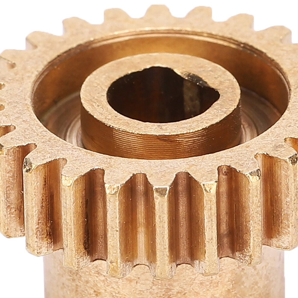 4301-0006-0024 Brass 24 Teeth Sprocket 6Mm D-Bore Mod 0.8 Gear 4091379319073