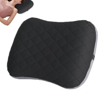 Inflatable Pillows for Travel Head Rest Foldable Lumbar Support Pillow for Camping Hiking Beach Backpacking Black