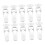 10pcs Steel Toggle Latch Cabinet Lock Hasp Durable Secure Lock for Doors Tool Boxes 7.2x2.7cm 1