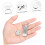 10pcs Steel Toggle Latch Cabinet Lock Hasp Durable Secure Lock for Doors Tool Boxes 7.2x2.7cm 5