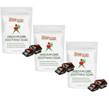 (3box) 1-5packs Vascular care soothing soak pack soothes and repairs veins, dredges meridians