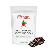 (1box) 1-5packs Vascular care soothing soak pack soothes and repairs veins, dredges meridians