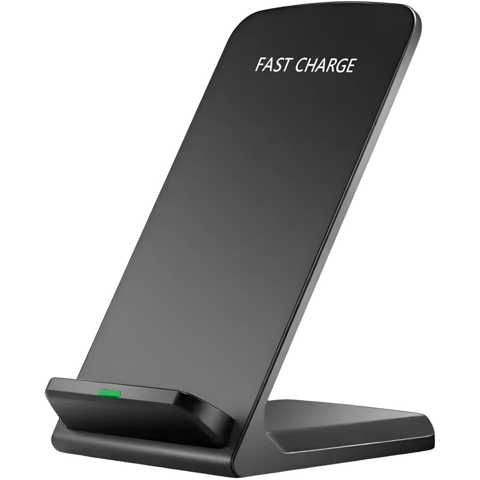 15W Fast Wireless Charging Stand Qi2 Charger For Iphone And Galaxy, Phone Charging Station With Led Black 9347817635065