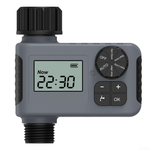 Garden Irrigation Timer With LCD Display For RealTime Watering Management Smart Timing Features 3/4 Connection