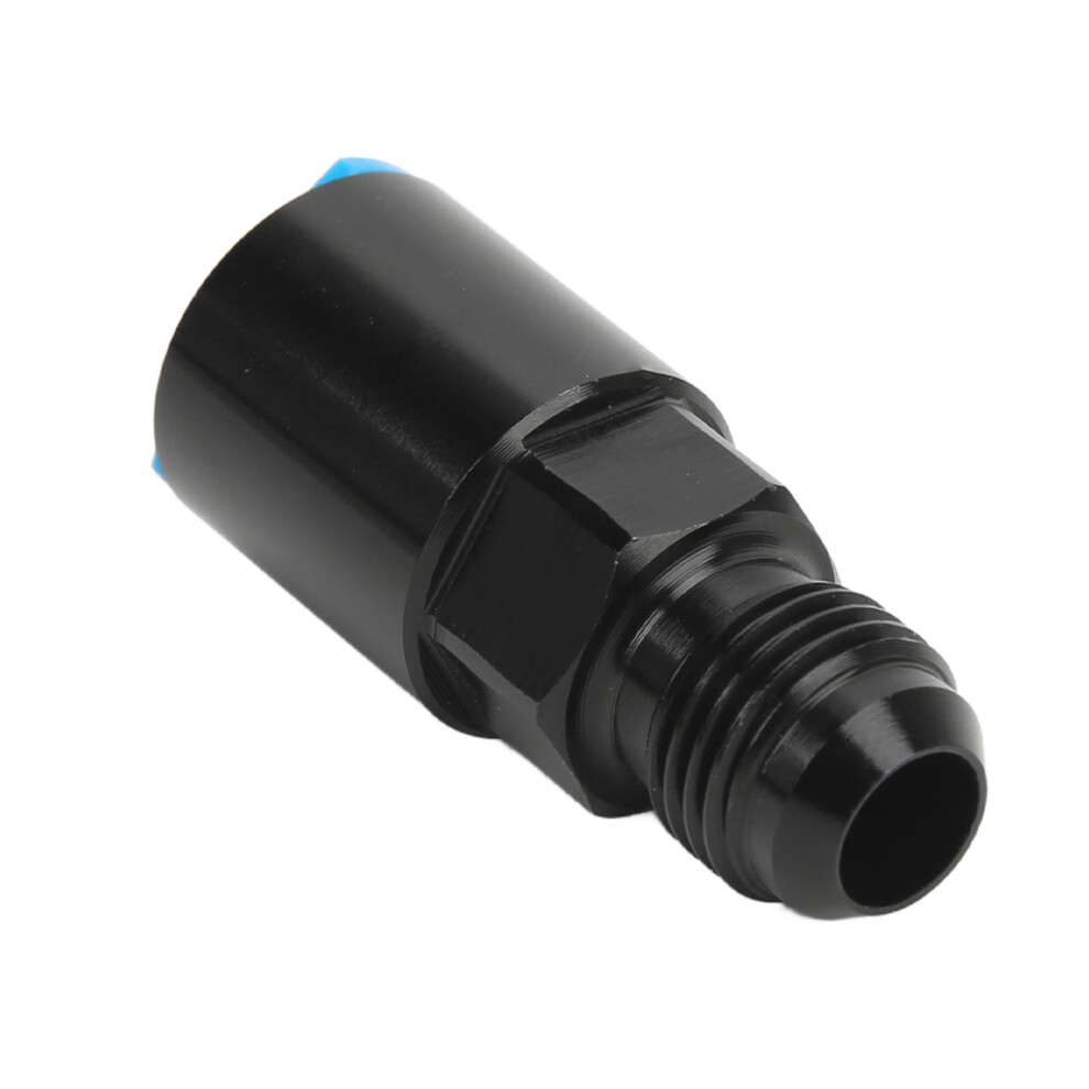 Aluminum Efi Adapter An Male Push On Fitting 6061ÂT6 5/16In An6 Black 9321375746647