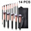 Makeup Tool Revolution: Επαγγελματικό σετ πινέλων μακιγιάζ, συνθετικές ίνες, στερέωση 1