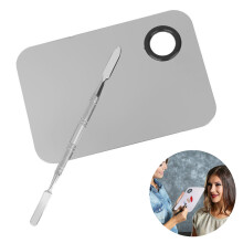 Mischpalette für Foundation, Edelstahl mit feinem, rutschfestem Griff, für Halloween-Partys, Nachtclubs und den täglichen Gebrauch