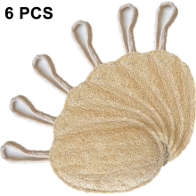 Esponja ecológica de fibra de bambu, com poder de limpeza superior, não risca e é ideal para qualquer desafio de limpeza, perfeita para festas de