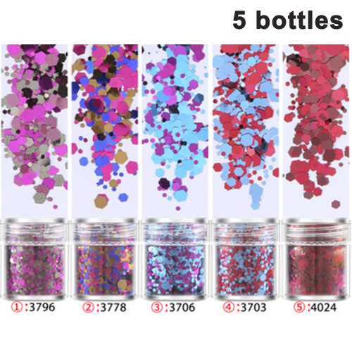 Κιτ Glitter Glamour, Εύκολη εφαρμογή με Balm ή Gel, Φυσικά ασφαλή συστατικά για ευαίσθητο