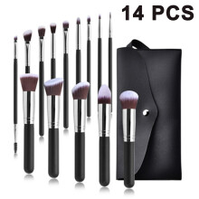 Revolutionäre Make-up-Werkzeuge: Professionelles Make-up-Pinselset, Synthetikfasern, Aluminium-Fixierung, präzise Deckkraft für Halloween-Partys