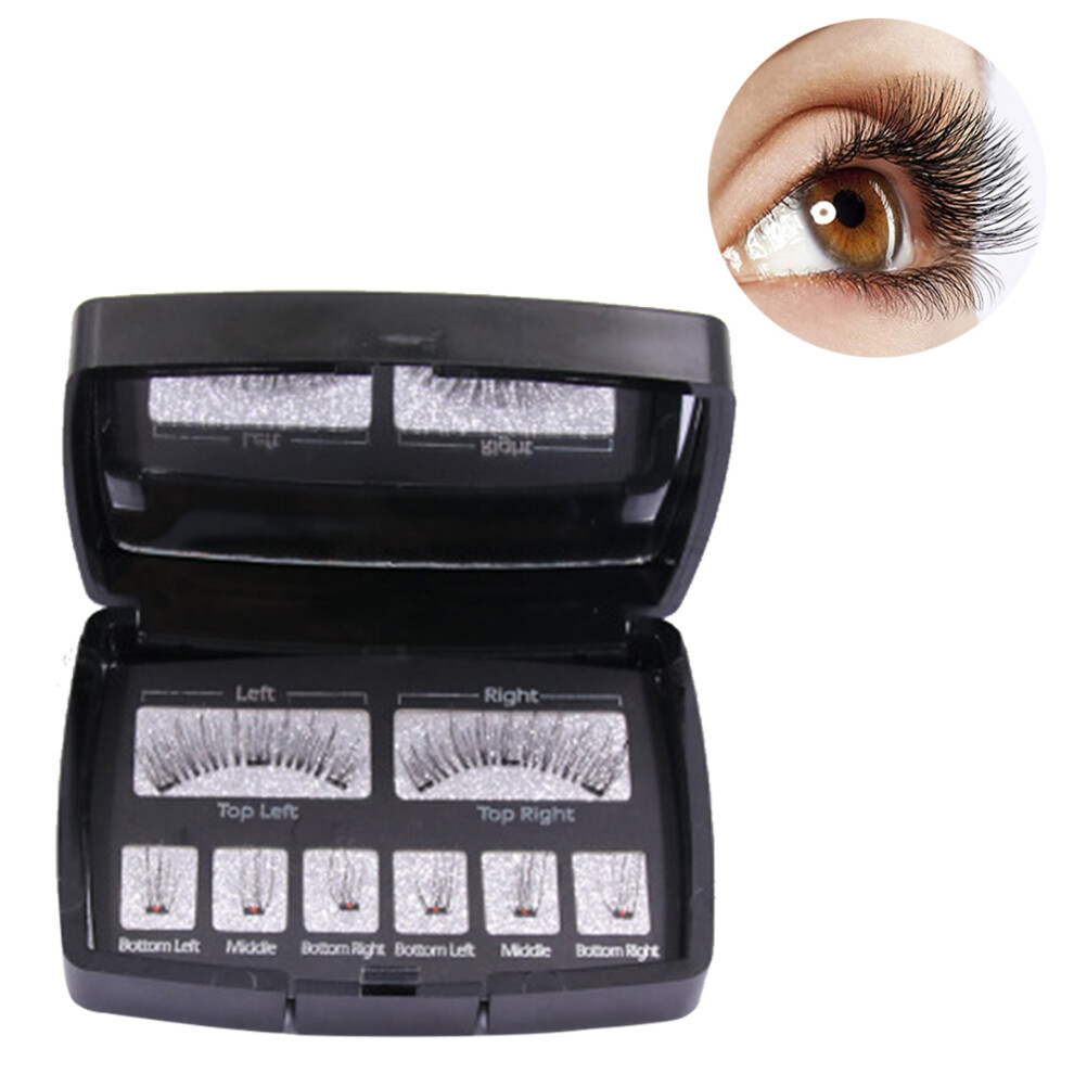 Reusable Magnetic Lashes For Natural Look, Easy Application With Auxiliary Tweezers And Adjustable Length For Halloween Parties For Nightclubs