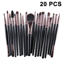 Unverzichtbare Beauty-Tools, professionelles Pinselset, synthetische Pinselhaare, Kunststoffgriff, für natürliches Gesichts- und Augen-Make-up für