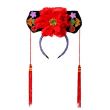 Kreativní čínské vlasové doplňky, vintage styl Hanfu mašle, elegantní starověká princeznovská čelenka, módní moderní design,