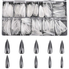 Long Lasting ABS Material Nail Tips, Full Cover Design for Professional Nail Technician, Easy to Apply and Customize For Halloween Parties