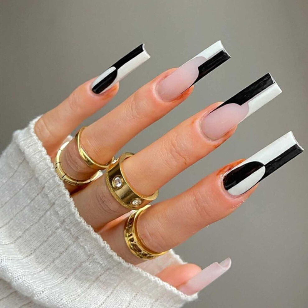 Solid Acrylic False Nails, Coffin Long Fake Nails Designed For Durability And Fashion, Easy To Apply For Instant Transformation, Suitable For Special