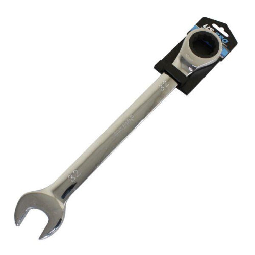 us pro US PRO Tools 32mm Gear Ratchet Combination Spanner DIN 3113 72T 3590 2