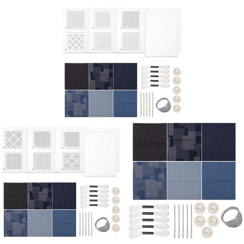 Stickgarn-Nadel-Stickmuster-Transferpapier-Set zum-Kombination B 1