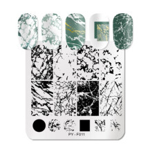 Nagelstempel-Set, hochwertiger Edelstahl, DIY-Nagelkunst, einzigartige Nageldesigns, inklusive Aufbewahrungstasche, verschiedene Bildmotive