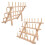 Beech Wood Wax Thread Holder 4 Rows Durable DIY Storage Rack 5