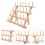Beech Wood Wax Thread Holder 4 Rows Durable DIY Storage Rack 8