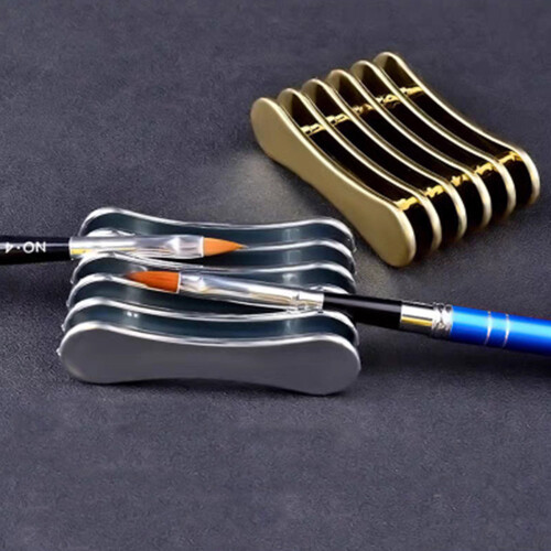 Poetic Beauty Organizer, μεταλλική βάση με ηλεκτρολυτική επίστρωση, βάση για πινέλα νυχιών, 2