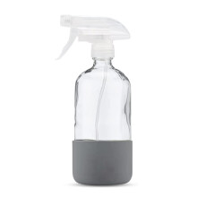 Frosted Glass Spray Bottles, Durable Glass Construction With Anti-Impact Shattered Silicone Protection, Eco-Friendly And Reusable Design For Househol