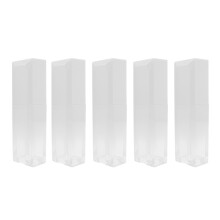 Luxo em miniatura: design preto degradê para a melhor experiência de brilho labial, recipientes de plástico resistentes à água, presente