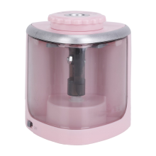 Taille-crayon compact, à piles pour une utilisation nomade, convient aux crayons, au fusain et aux mines de couleur. Son système de protection de