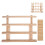 Beech Wood Wax Thread Holder 4 Rows Durable DIY Storage Rack 2