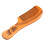 Ξύλινη χτένα Craftsmanship Beauty Peach, εργονομική ξύλινη χτένα με απαλό μασάζ στο τριχωτό 1