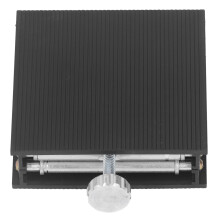 Aluminiumlegierungs-Laborhubiplattform 90x90mm, 30kg, Schwarz
